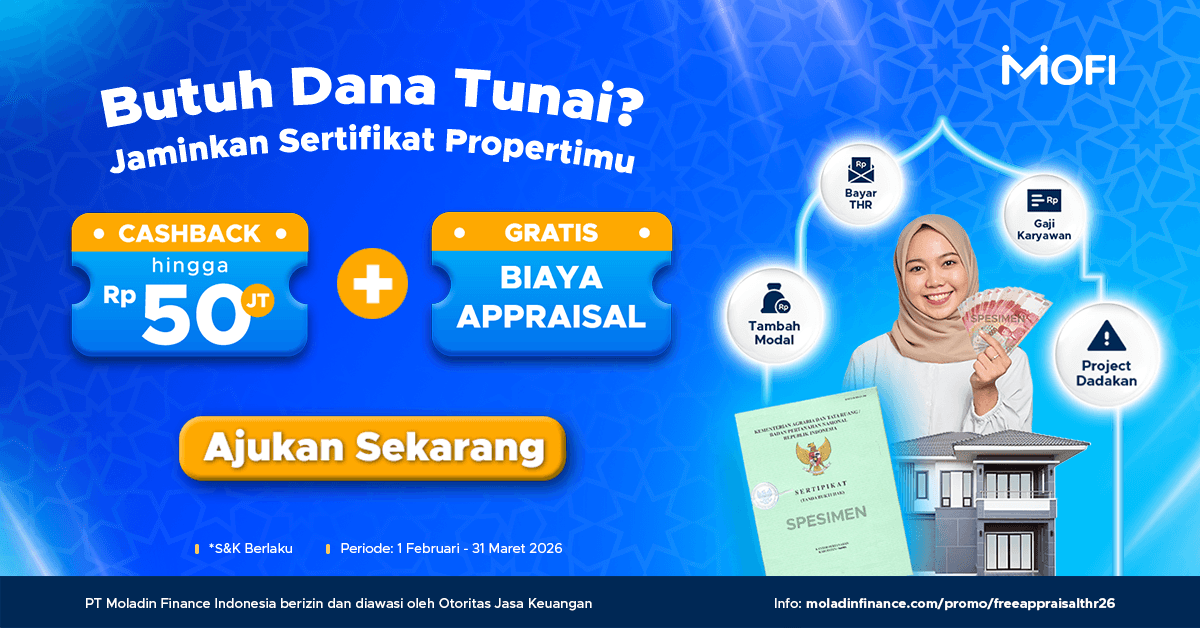 Promo THR Jaminan Sertifikat Properti